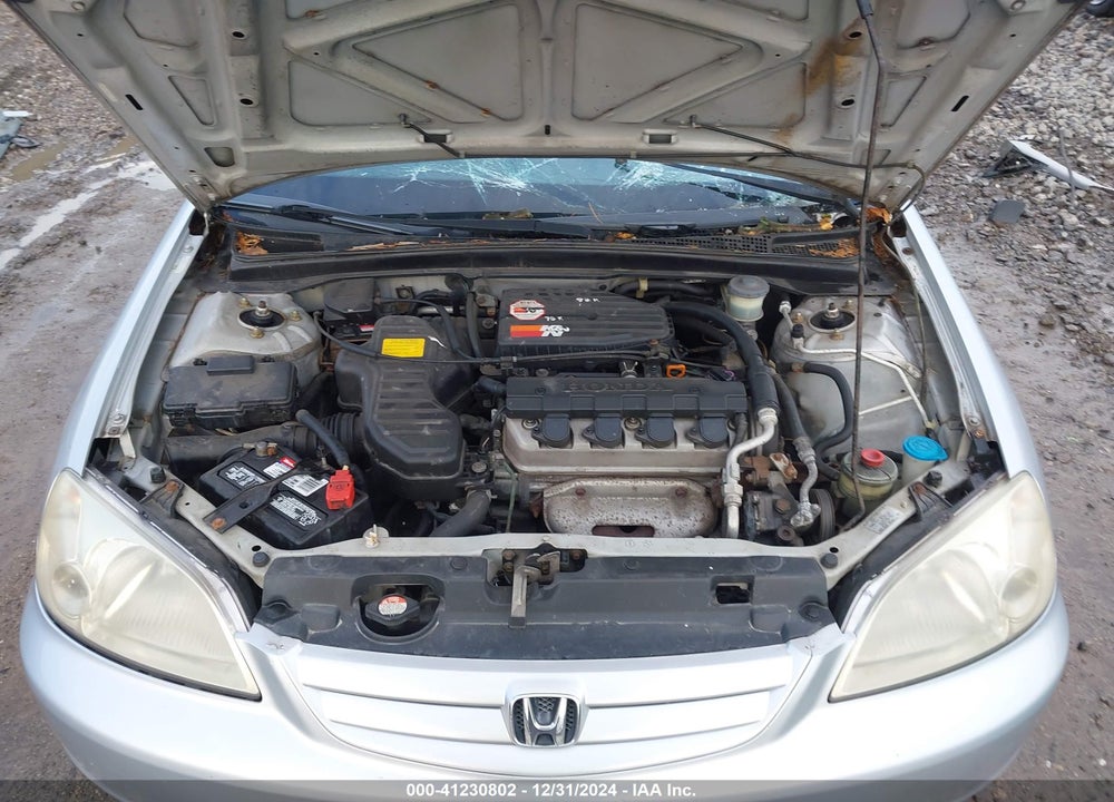 2001 HONDA CIVIC LX VIN: 1HGES16591L013839
