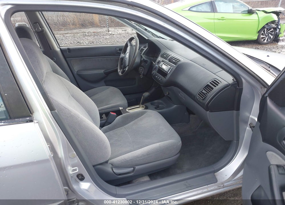 2001 HONDA CIVIC LX VIN: 1HGES16591L013839