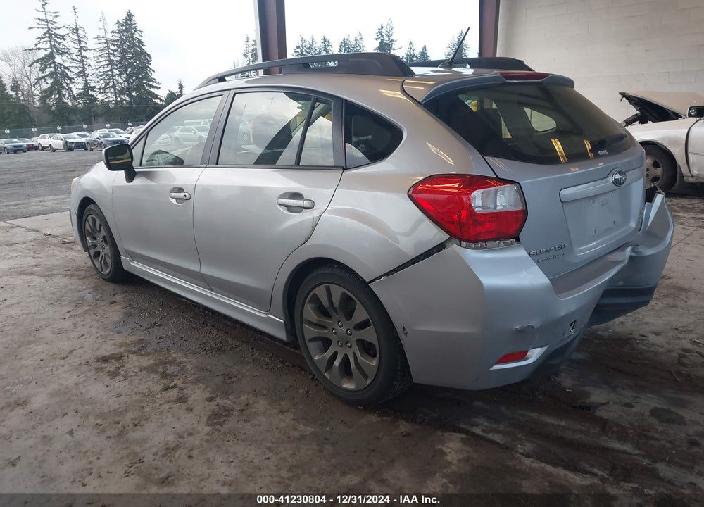 2014 SUBARU IMPREZA 2.0I SPORT PREMIUM VIN: JF1GPAL69E8318844