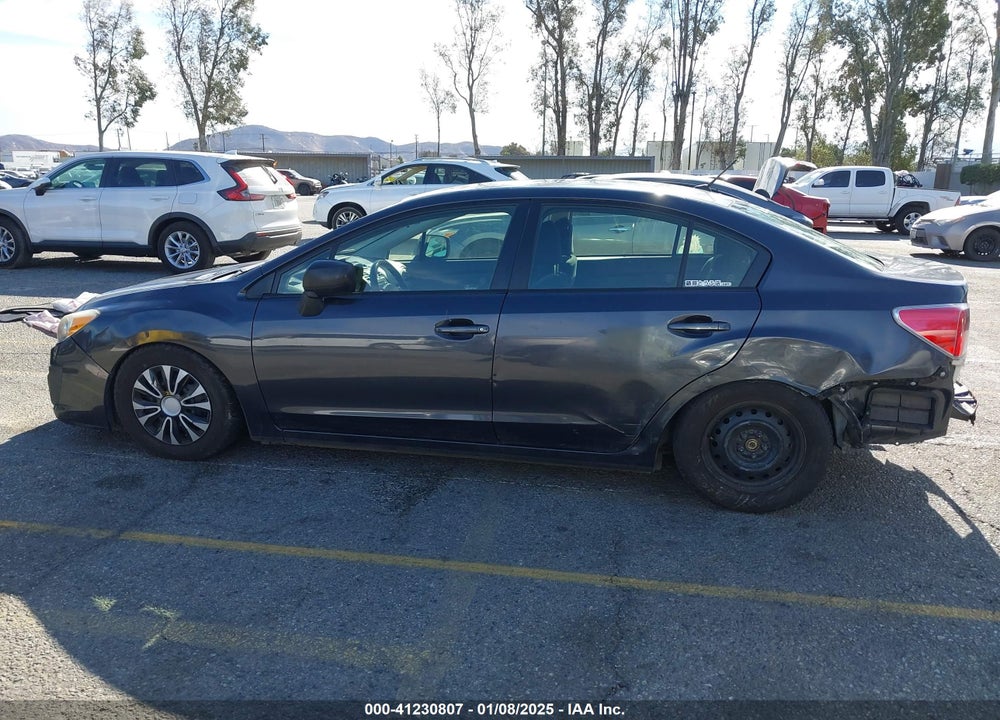 2013 SUBARU IMPREZA 2.0I VIN: JF1GJAA6XDH005191