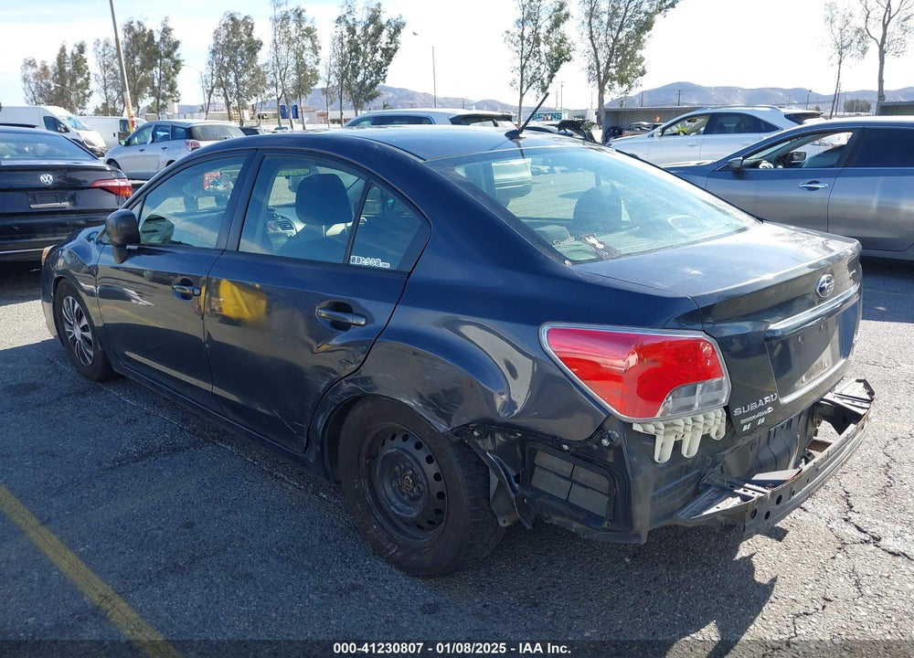 2013 SUBARU IMPREZA 2.0I VIN: JF1GJAA6XDH005191