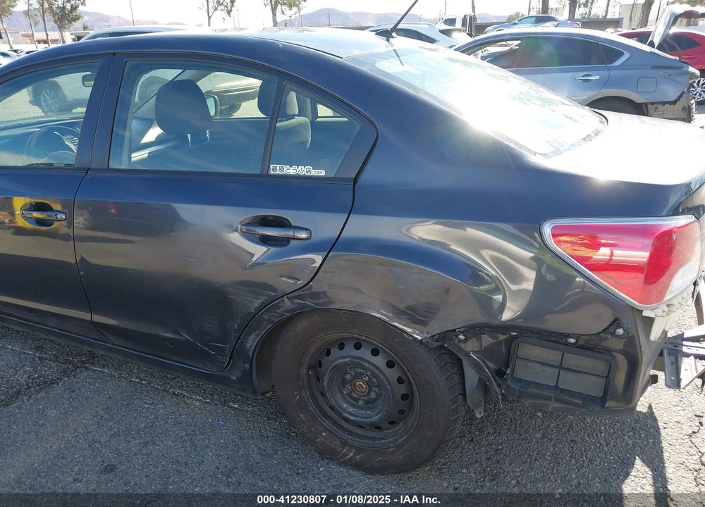 2013 SUBARU IMPREZA 2.0I VIN: JF1GJAA6XDH005191