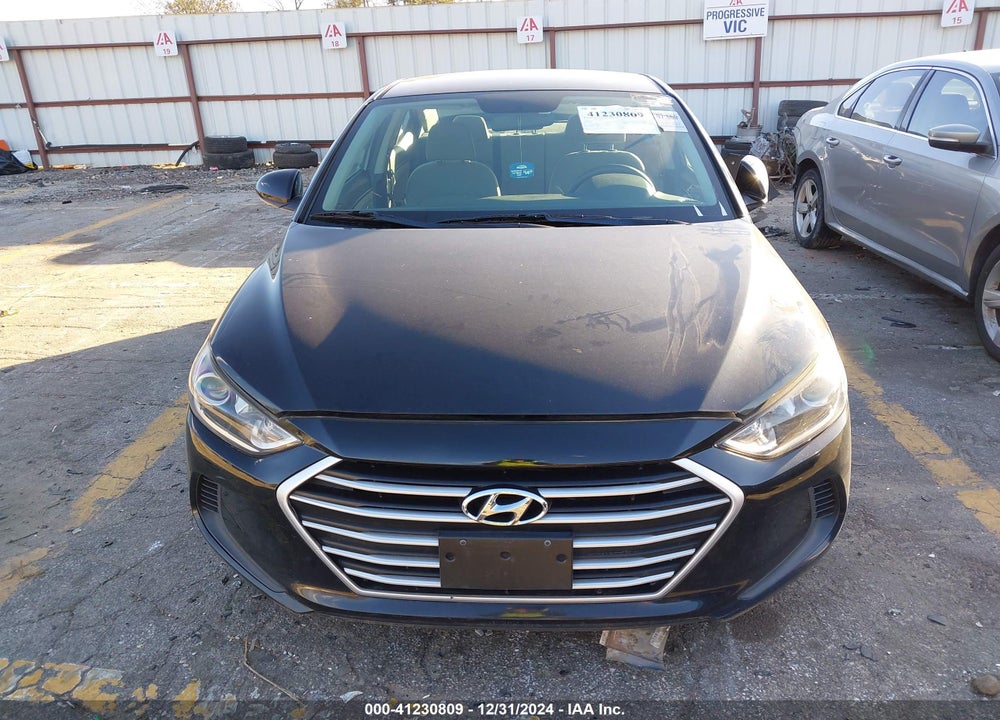 2017 HYUNDAI ELANTRA VIN: KMHD74LF1HU091851