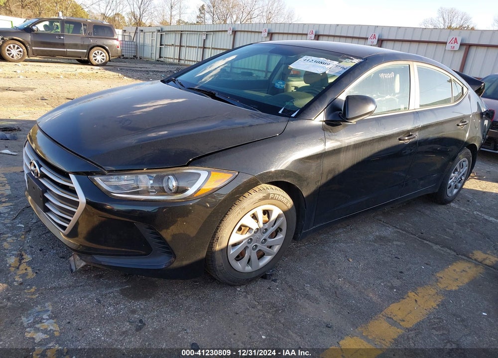 2017 HYUNDAI ELANTRA VIN: KMHD74LF1HU091851