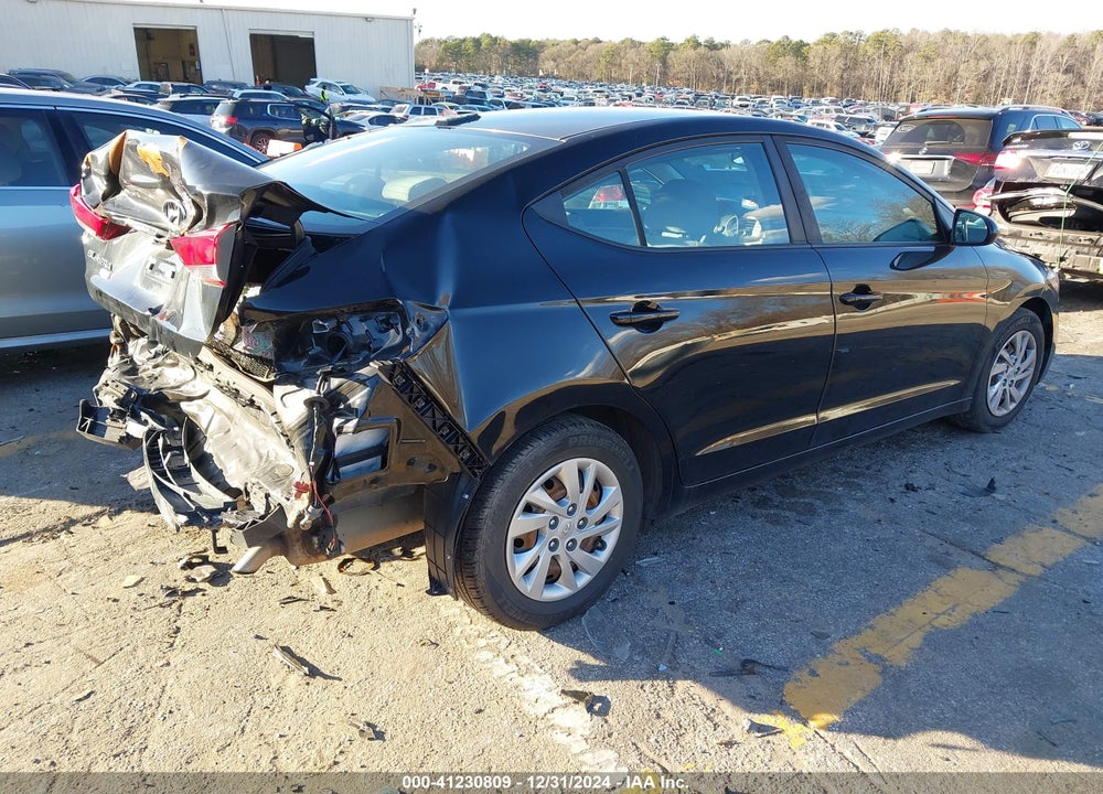 2017 HYUNDAI ELANTRA VIN: KMHD74LF1HU091851
