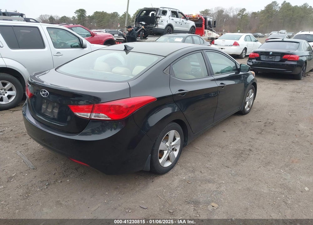 2013 HYUNDAI ELANTRA GLS VIN: 5NPDH4AE7DH189735