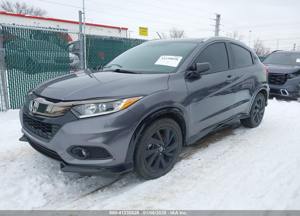 2021 HONDA HR-V AWD SPORT VIN: 3CZRU6H14MM702752