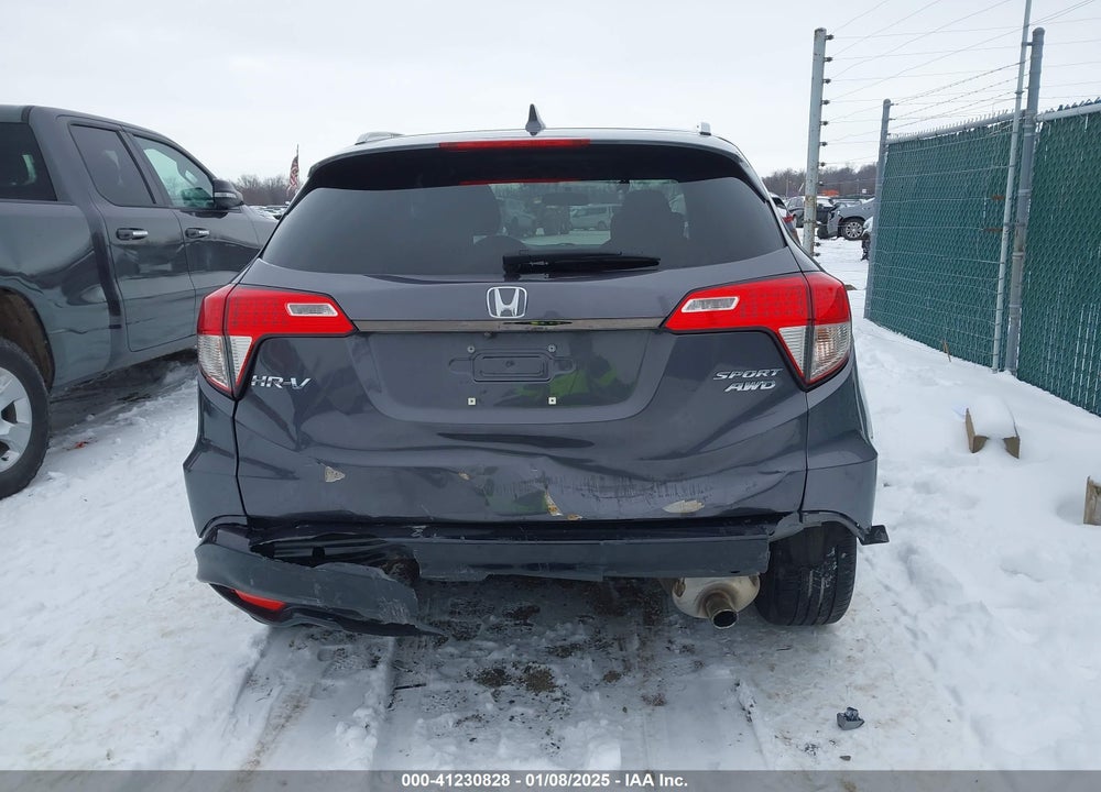 2021 HONDA HR-V AWD SPORT VIN: 3CZRU6H14MM702752