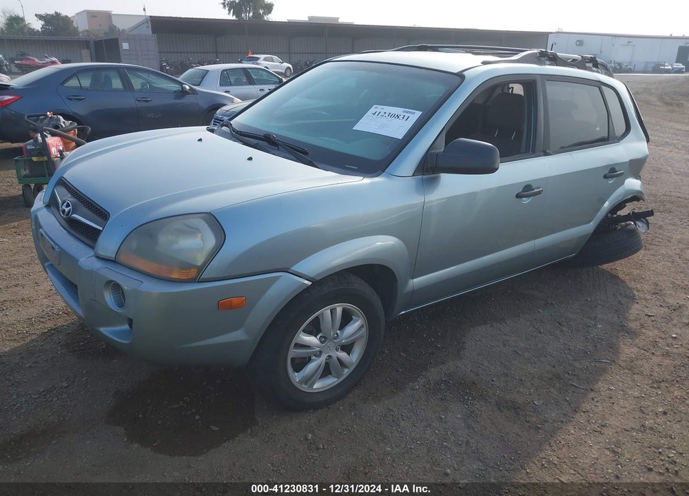 2009 HYUNDAI TUCSON GLS VIN: KM8JM12B59U007167