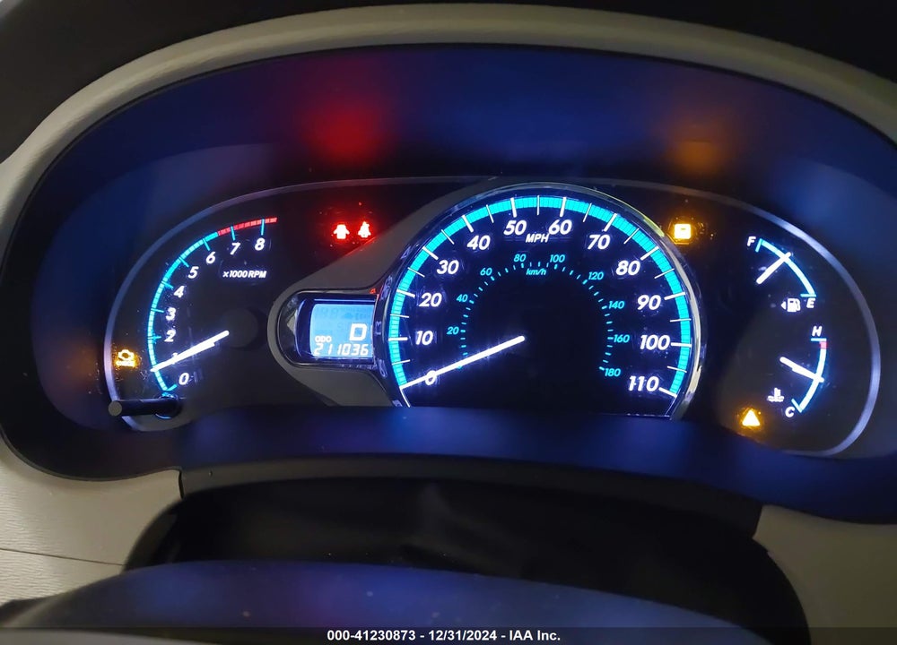 2011 TOYOTA SIENNA XLE V6 VIN: 5TDYK3DC8BS071790