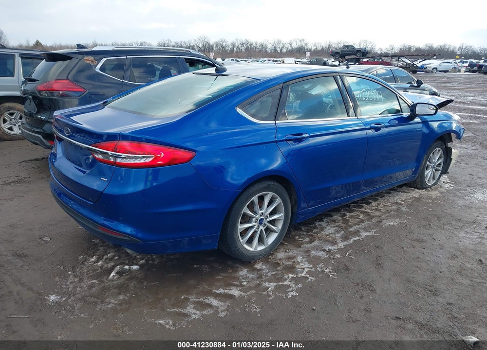 2017 FORD FUSION SE VIN: 3FA6P0H71HR153883