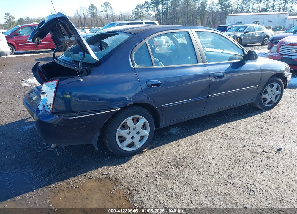 2004 HYUNDAI ELANTRA GLS/GT VIN: KMHDN46D04U825907
