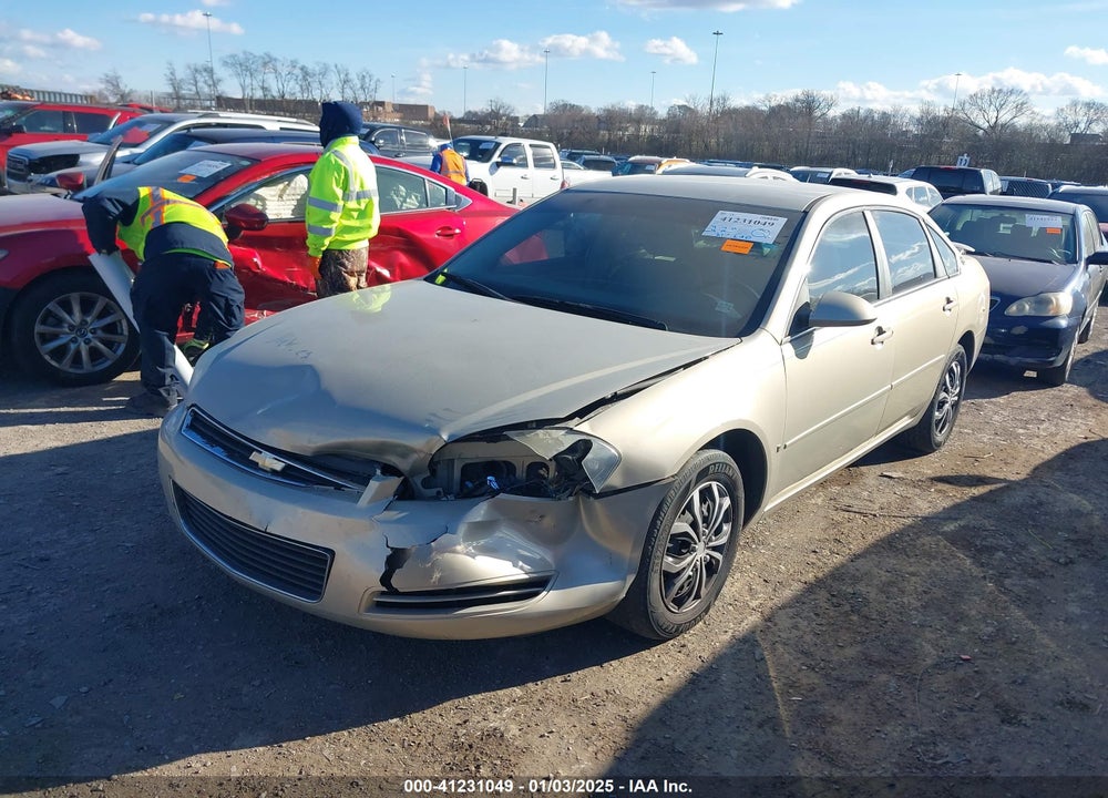 2008 CHEVROLET IMPALA LS VIN: 2G1WB58K581363006