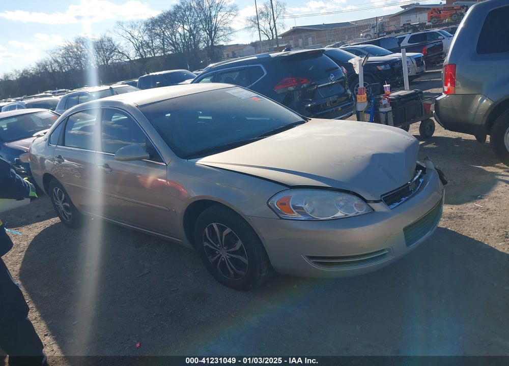 2008 CHEVROLET IMPALA LS VIN: 2G1WB58K581363006