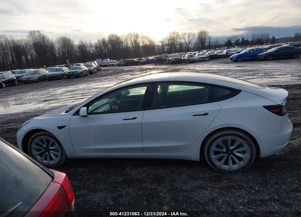 2022 TESLA MODEL 3 VIN: 5YJ3E1EB8NF288938