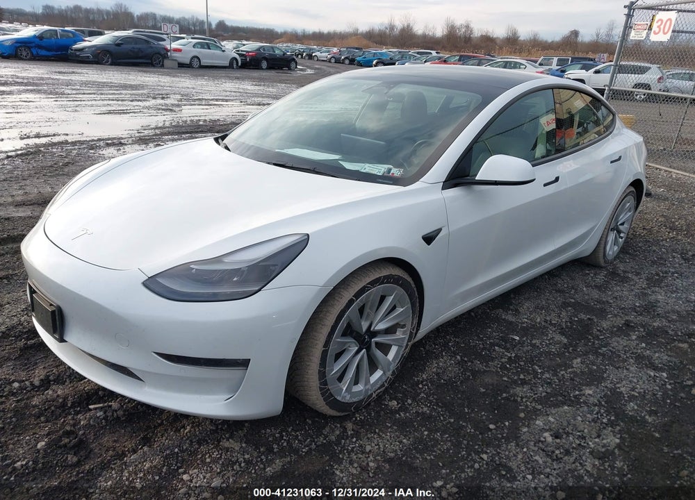2022 TESLA MODEL 3 VIN: 5YJ3E1EB8NF288938