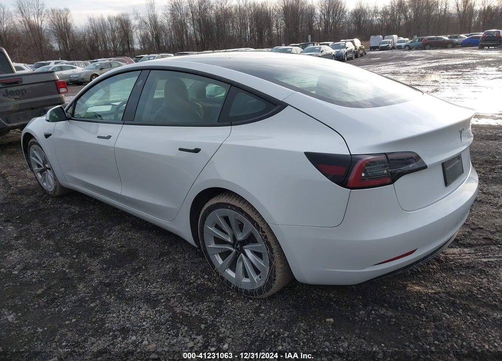 2022 TESLA MODEL 3 VIN: 5YJ3E1EB8NF288938