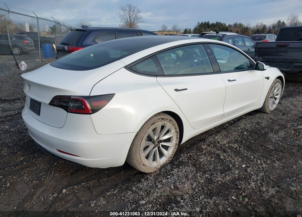 2022 TESLA MODEL 3 VIN: 5YJ3E1EB8NF288938