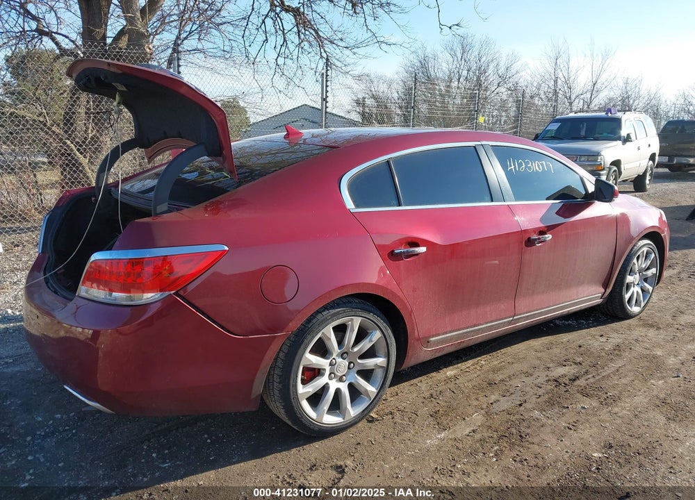 2010 BUICK LACROSSE CXS VIN: 1G4GE5GV4AF248583