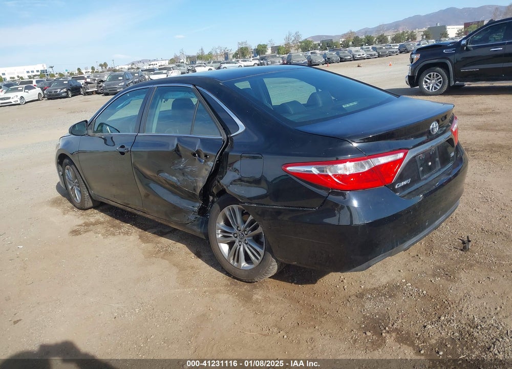 2015 TOYOTA CAMRY SE VIN: 4T1BF1FK9FU110452
