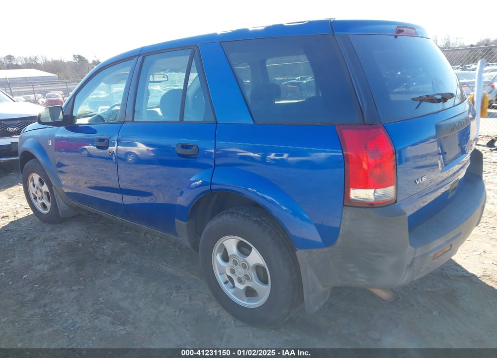 2003 SATURN VUE 4 CYL VIN: 5GZCZ23DX3S827248