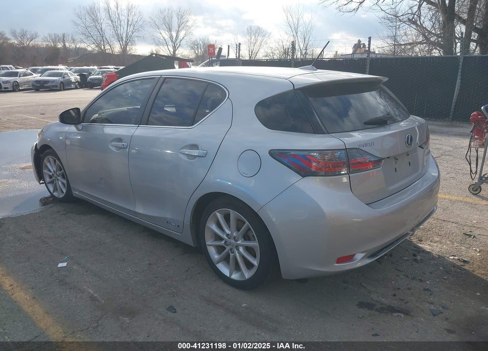 2012 LEXUS CT 200H PREMIUM VIN: JTHKD5BH8C2090809
