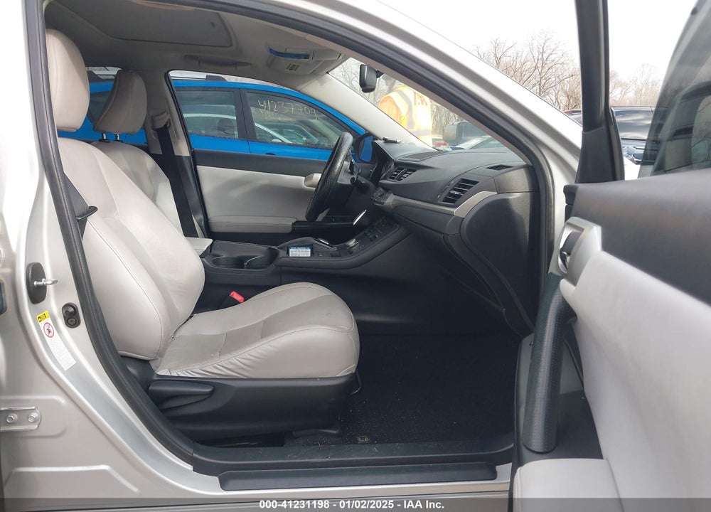 2012 LEXUS CT 200H PREMIUM VIN: JTHKD5BH8C2090809