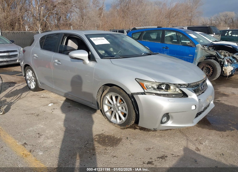 2012 LEXUS CT 200H PREMIUM VIN: JTHKD5BH8C2090809
