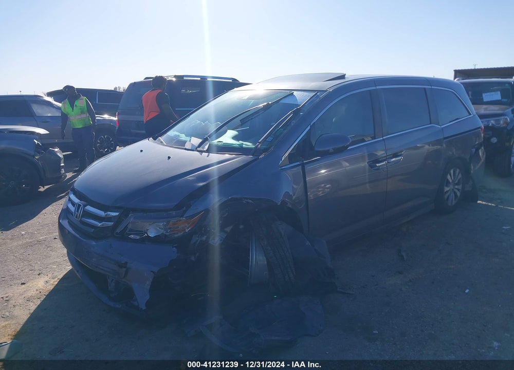 2015 HONDA ODYSSEY EX-L VIN: 5FNRL5H69FB058252
