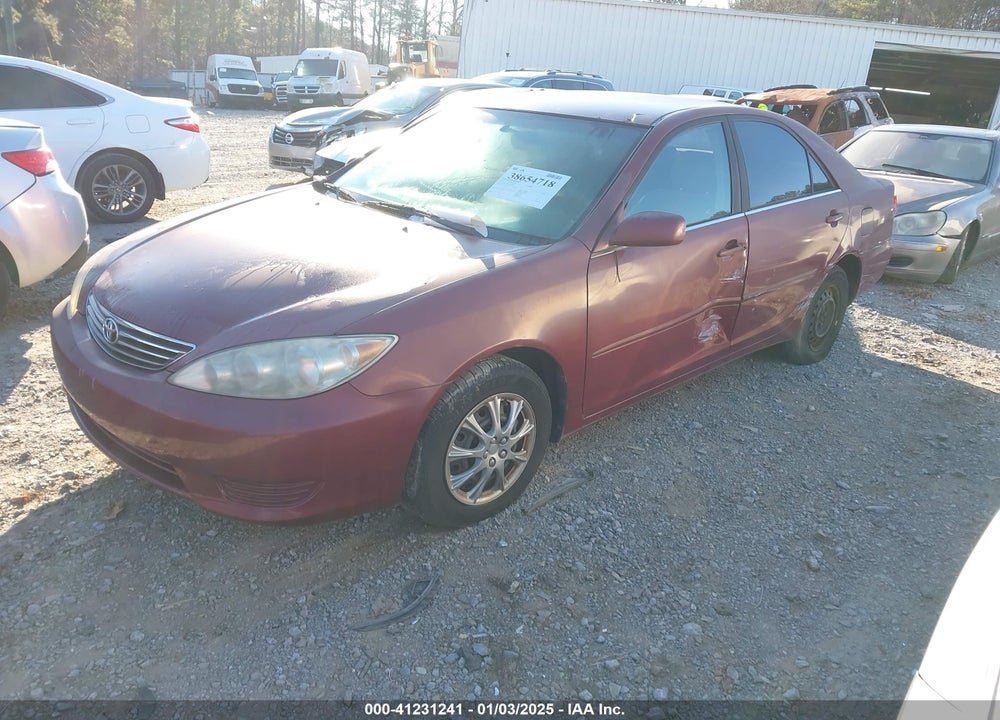 2005 TOYOTA CAMRY LE VIN: 4T1BE32K55U425882
