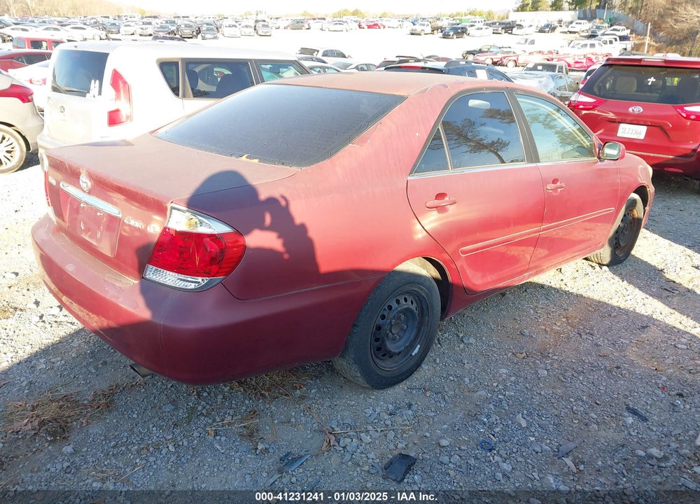2005 TOYOTA CAMRY LE VIN: 4T1BE32K55U425882