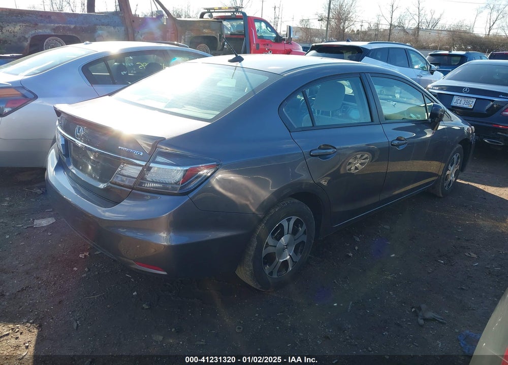 2014 HONDA CIVIC HYBRID VIN: 19XFB4F2XEE001918