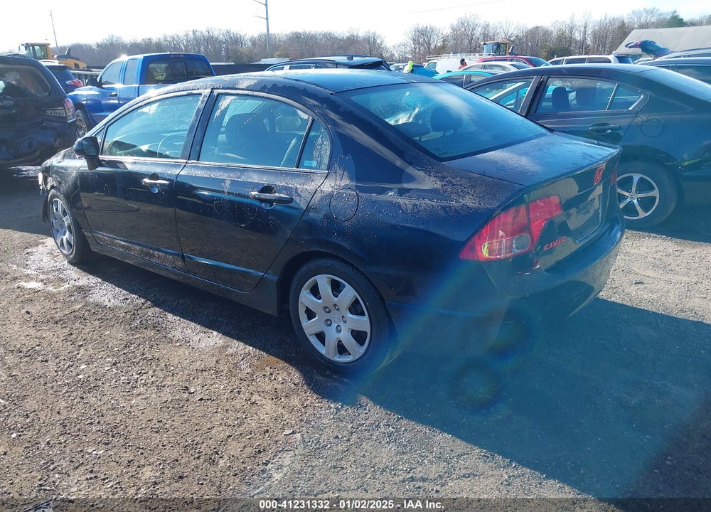 2007 HONDA CIVIC LX VIN: 1HGFA16597L018796