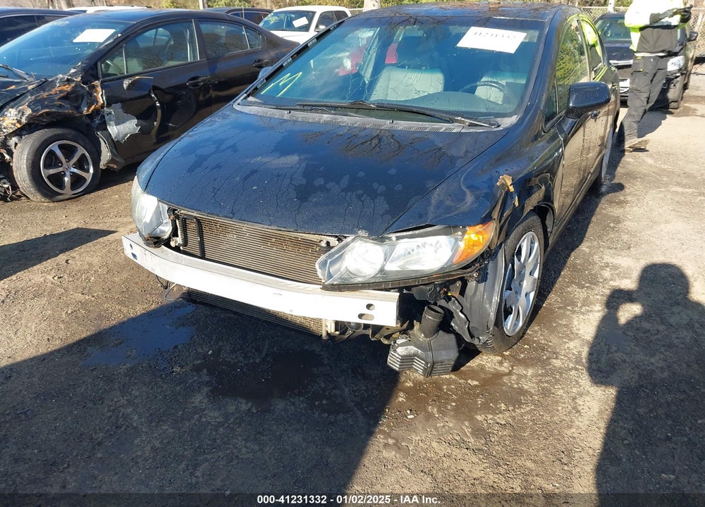 2007 HONDA CIVIC LX VIN: 1HGFA16597L018796