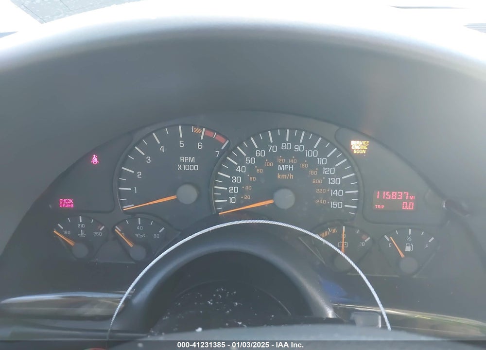 1998 PONTIAC FIREBIRD TRANS AM VIN: 2G2FV32G4W2230921