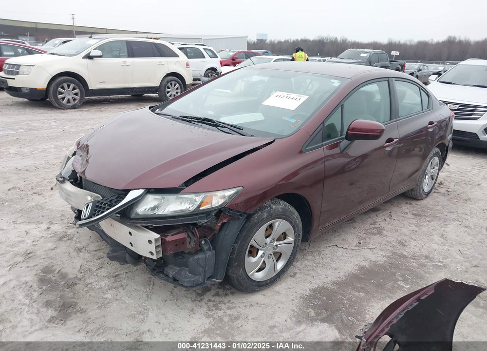 2015 HONDA CIVIC VIN: 19XFB2F5XFE073069