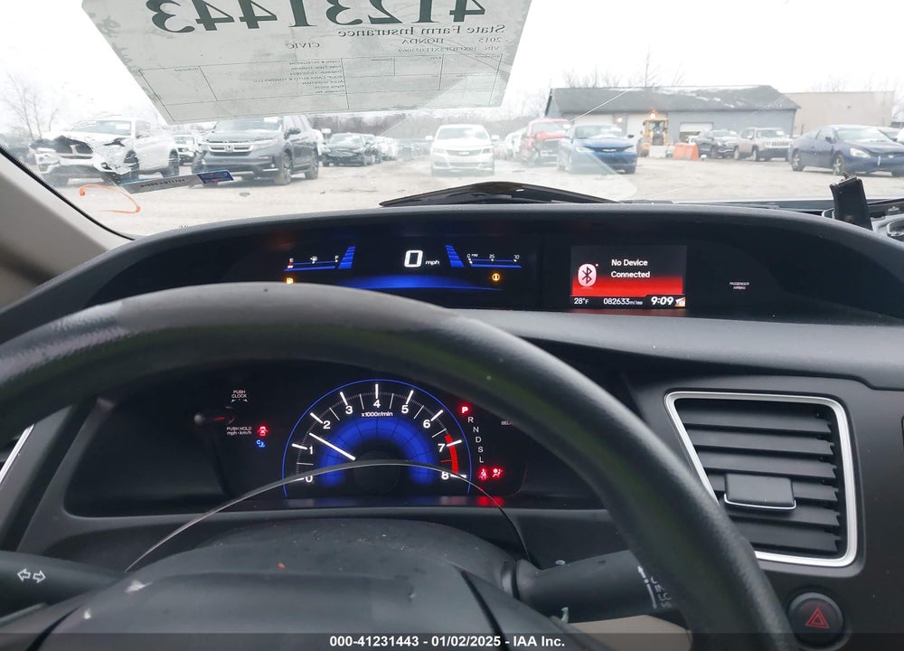 2015 HONDA CIVIC VIN: 19XFB2F5XFE073069