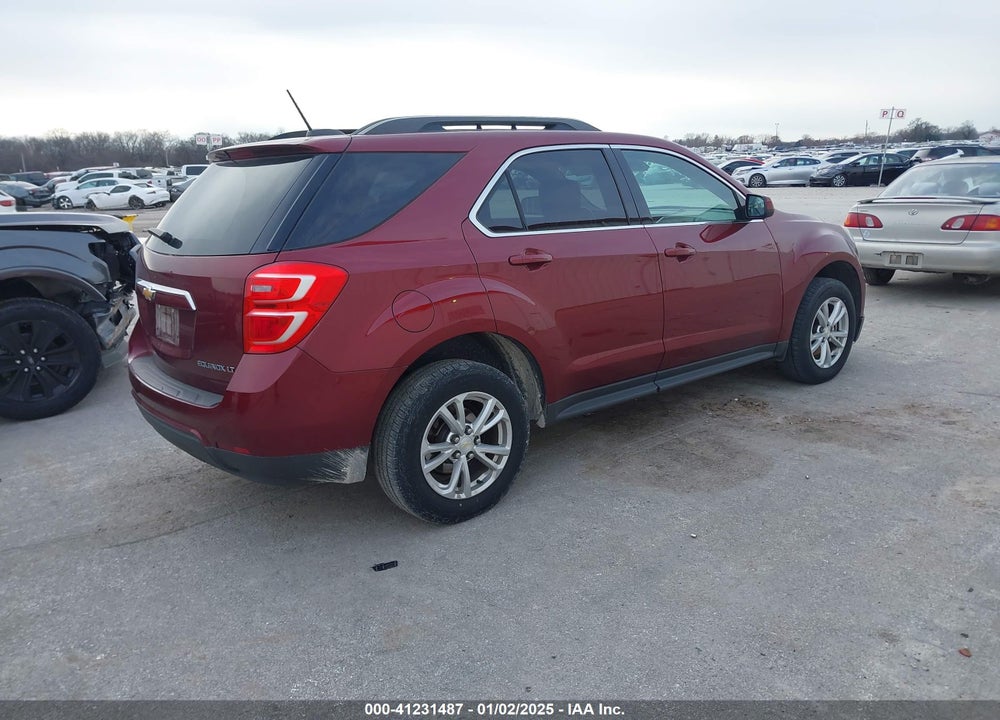 2016 CHEVROLET EQUINOX LT VIN: 2GNALCEK3G1158555