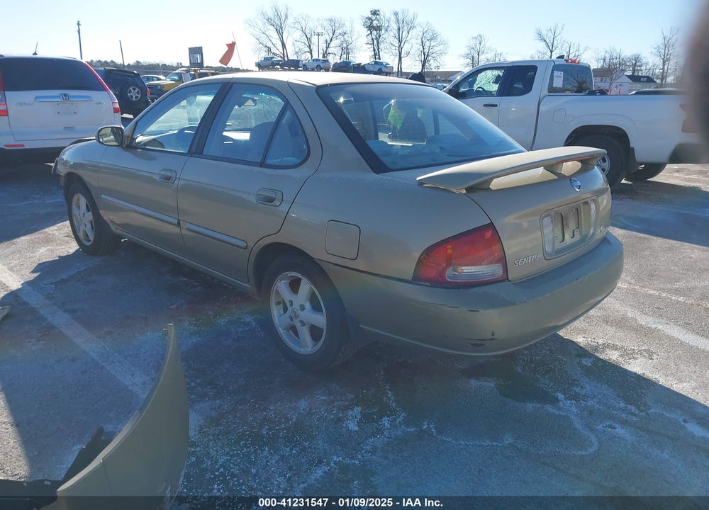 2003 NISSAN SENTRA GXE LIMITED EDITION VIN: 3N1AB51A23L730635