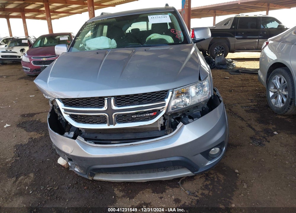 2016 DODGE JOURNEY SXT VIN: 3C4PDCBG7GT122656