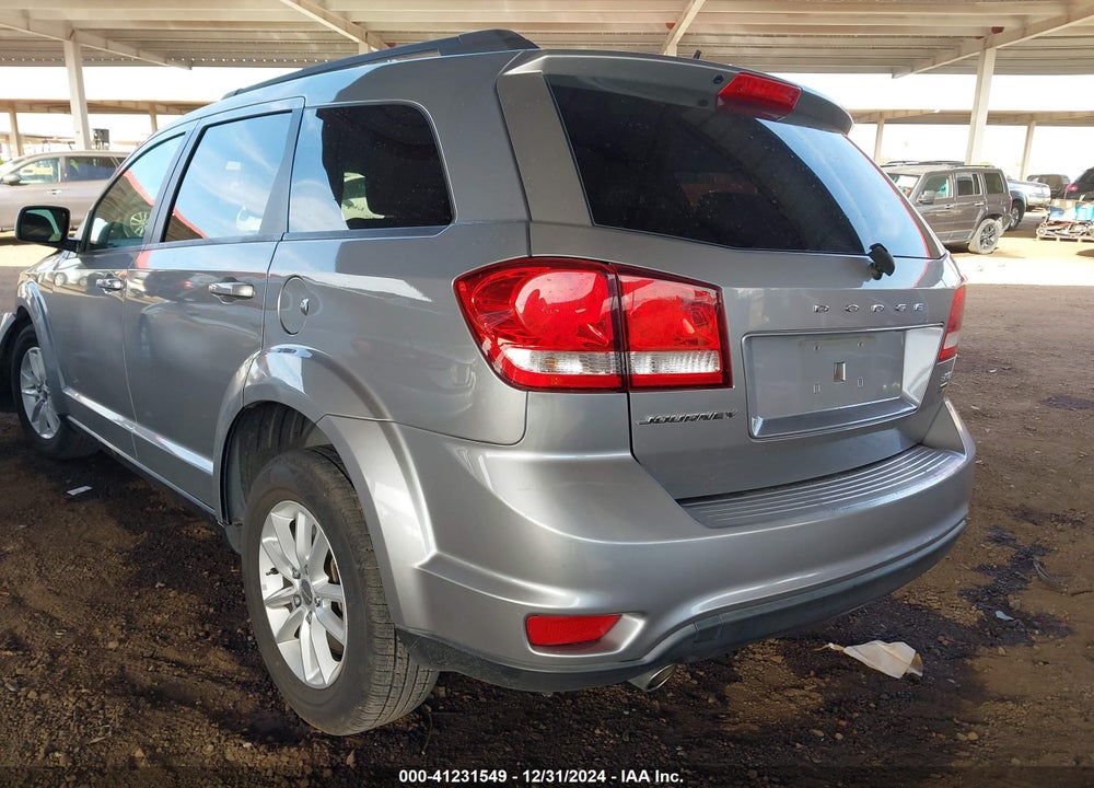 2016 DODGE JOURNEY SXT VIN: 3C4PDCBG7GT122656