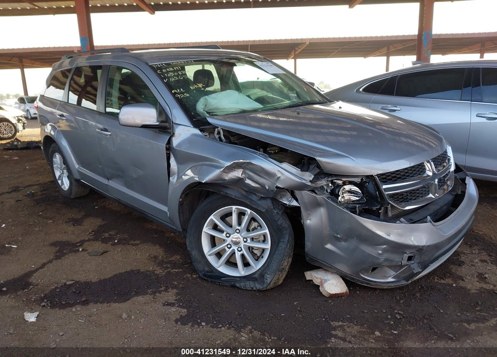 2016 DODGE JOURNEY SXT VIN: 3C4PDCBG7GT122656