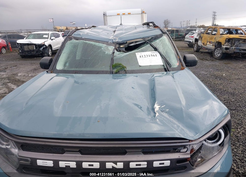 2021 FORD BRONCO SPORT BIG BEND VIN: 3FMCR9B69MRA09273