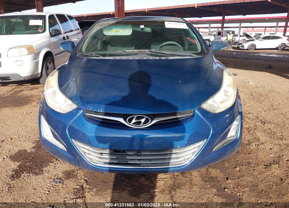 2016 HYUNDAI ELANTRA VIN: KMHDH4AEXGU491235