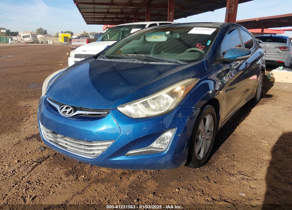 2016 HYUNDAI ELANTRA VIN: KMHDH4AEXGU491235