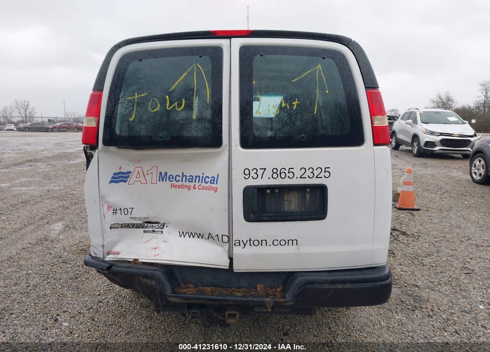 2013 CHEVROLET EXPRESS 3500 WORK VAN VIN: 1GCZGTCB5D1119485