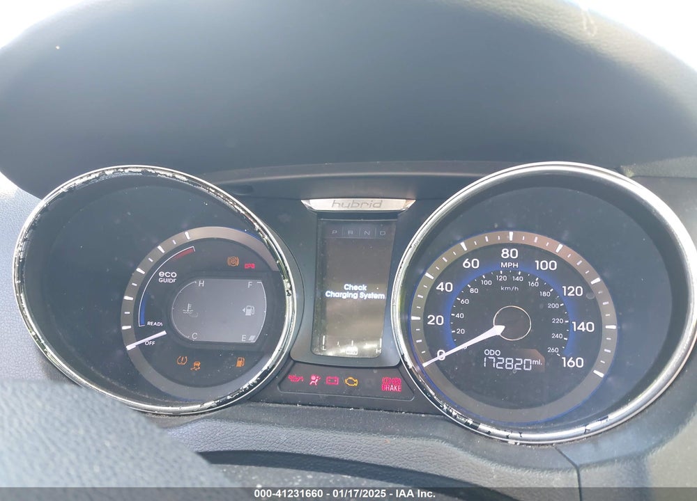 2013 HYUNDAI SONATA HYBRID VIN: KMHEC4A40DA073581