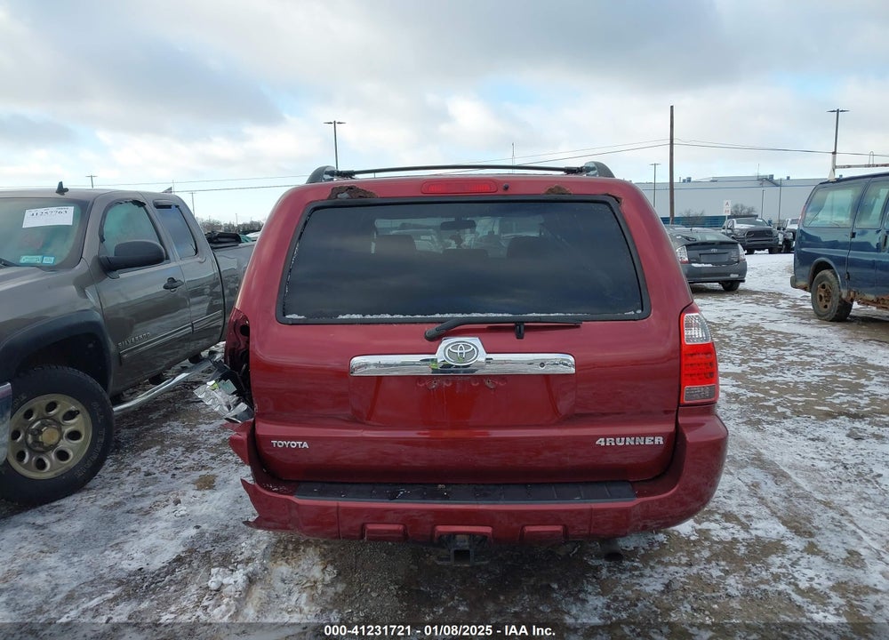 2006 TOYOTA 4RUNNER SR5 V6 VIN: JTEBU14R668075139