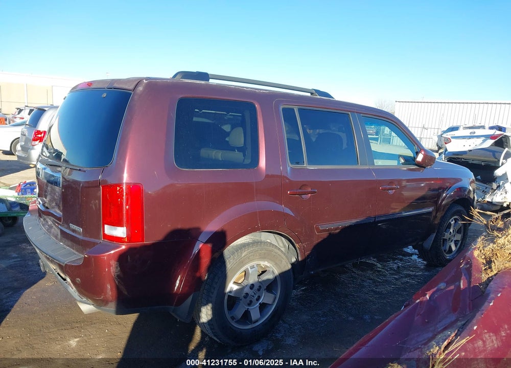 2009 HONDA PILOT TOURING VIN: 5FNYF38989B018668