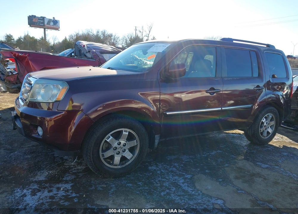 2009 HONDA PILOT TOURING VIN: 5FNYF38989B018668